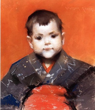 William Merritt Chase Painting - My Baby aka Cosy William Merritt Chase